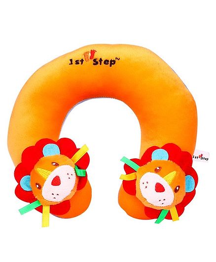 1st Step Lion Faced Neck Support Pillow - Orange