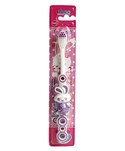 PASSION PETALS Rabbit Design Toothbrush - Purple