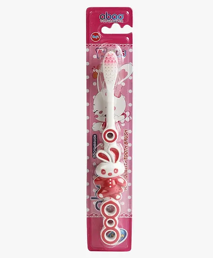 PASSION PETALS Rabbit Design Toothbrush - Red