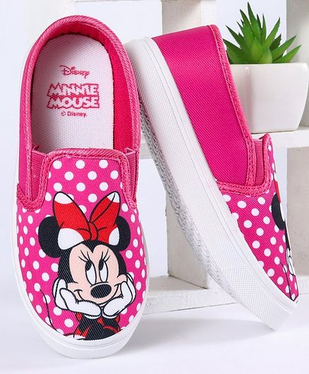Disney Casual Shoes Minnie Mouse Print - Pink