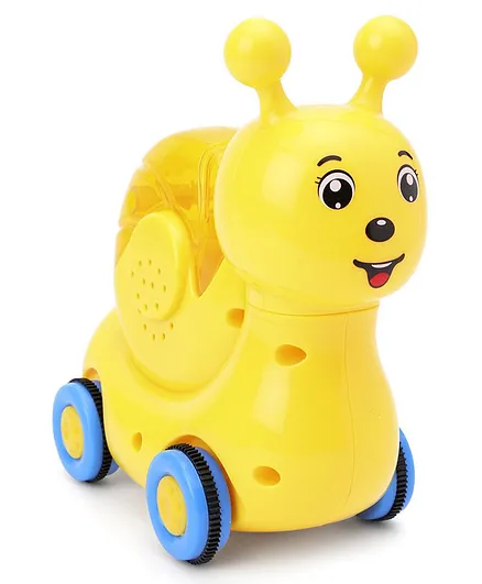 Friction Snail Shape Toy - Yellow
