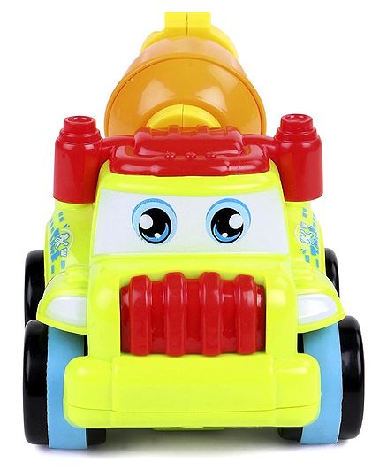 Friction Construction Truck - Green Orange