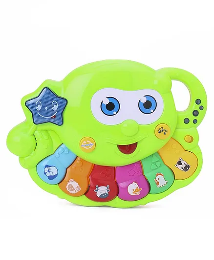 Musical Octopus Shape Piano - Green