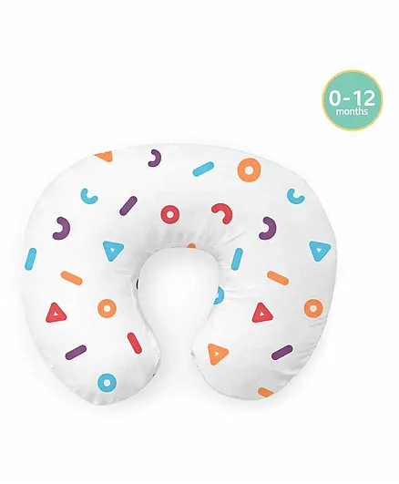 Rabitat Breezy Feeding Pillow Memphis Print - Multicolor