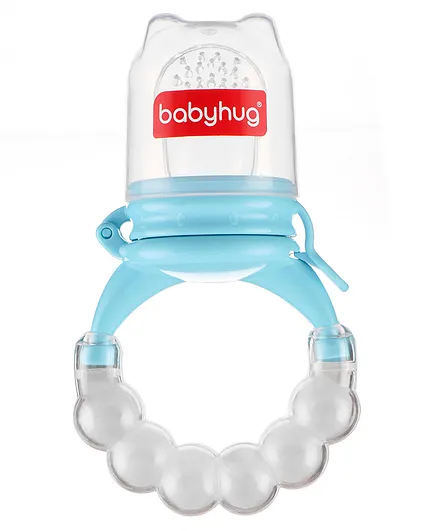 Babyhug Fruit And Food Nibbler with rattle - Blue