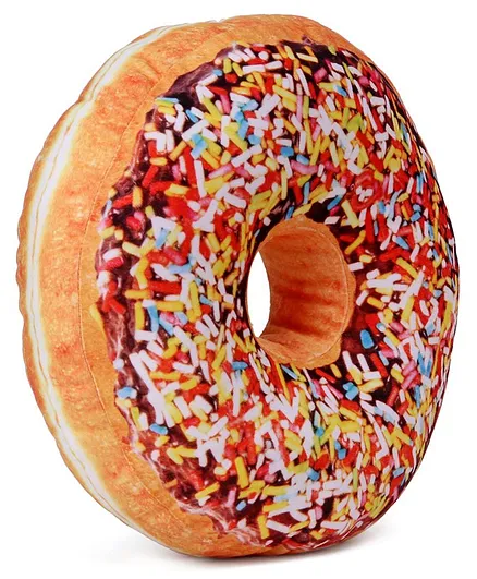 Dimpy Stuff Donut Shaped Cushion - Orange