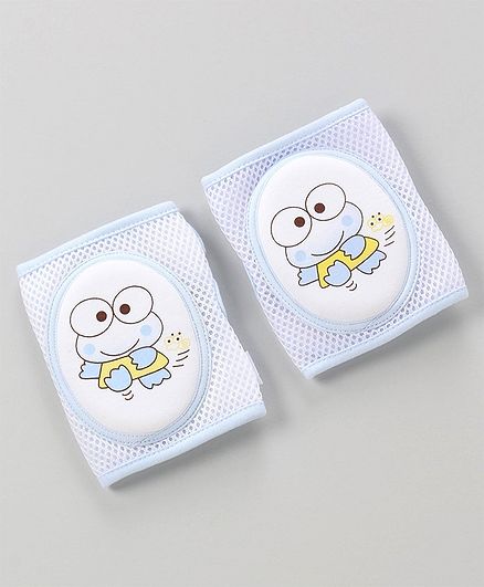 Adjustable Anti-Slip Baby Knee Pad Pack Of 2 - Blue