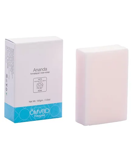 Omved Ananda Himalayan Rose Essential Oil Soap - 100 gm