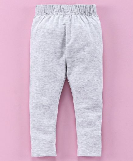 Minoti Solid Full Length Elasticated Leggings - Grey