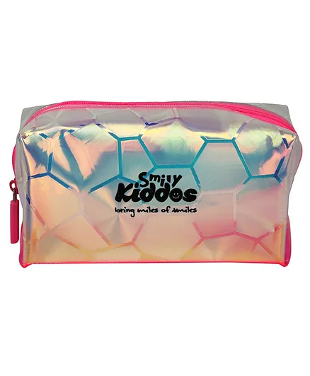 Smilykiddos Transparent Cosmetics Pouch - Pink