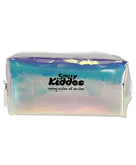 Smilykiddos Transparent Cosmetics Pouch - Silver