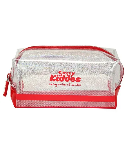 Smilykiddos Translucent Utility Pouch - Red