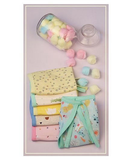 Lollipop Lane Foam Cushioned Cloth Diapers With Adjustable String - Pack of 6