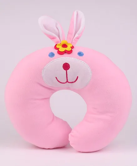 Play Toon Neck Support Pillow Puppy Design - Pink
