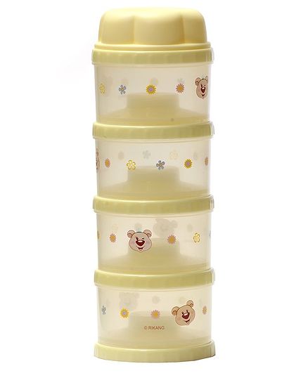 Rikang Four Layer Formula Container - Yellow