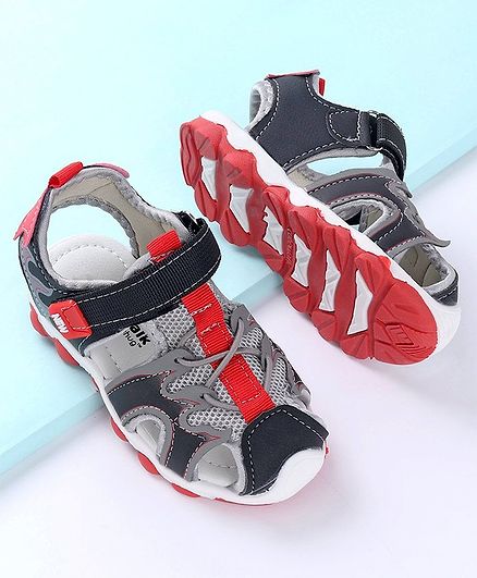 Cute Walk by Babyhug Closed Toe Sandal - Red