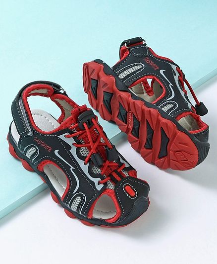 Cute Walk by Babyhug Sandals - Red