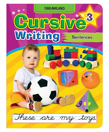 Dreamland Sentences Cursive Writing Book 3 for Children - Handwriting Practice Book