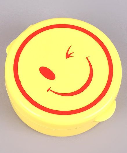 Collapsible Cup Smiley Design Yellow - 280 ml