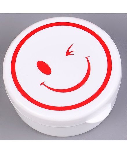 Collapsible Cup Smiley Design White - 280 ml
