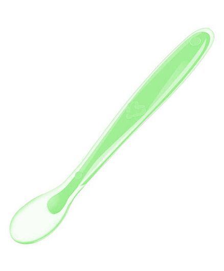 Syga Soft Silicone Feeding Spoon - Green