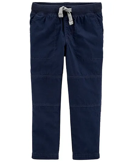 Carter's Pull-On Reinforced Knee Pants - Navy Blue