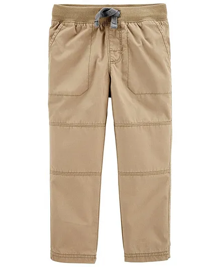 Carter's Pull-On Reinforced Knee Pants - Brown