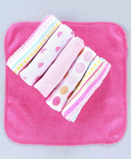 Owen Knit Napkin Wash Cloth Pack Of 6 - Multicolor