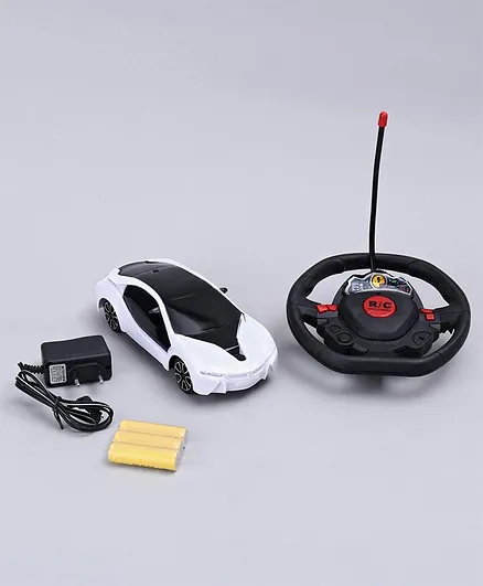 Remote Control Sports Car - Black & White