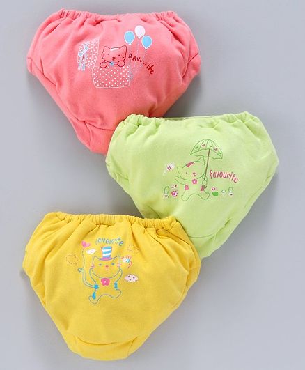 Zero Bloomers Multi Print Multicolor - Pack of 3