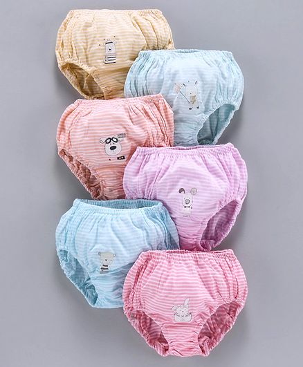 Zero Bloomers Multi Print Multicolor - Pack of 6