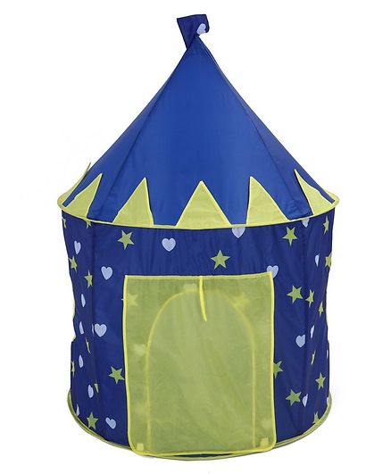 Star Printed Play Tent Blue - Height 128 cm