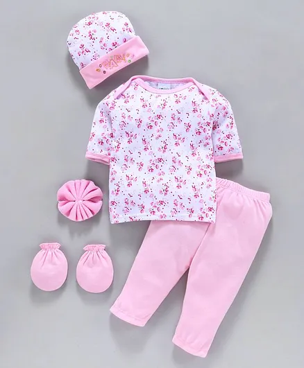 Montaly Infant Clothing Gift Set Pack of 5 - Pink