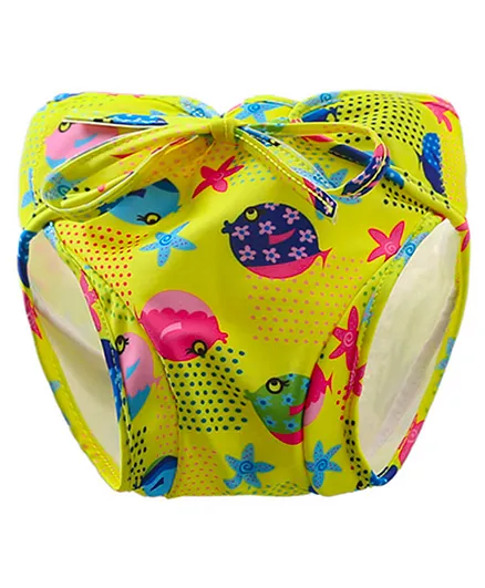 Kookie Kids Swim Diaper Fish Print - Green