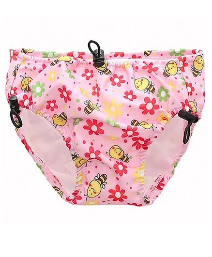 Kookie Kids Swim Diaper Floral Print - Pink