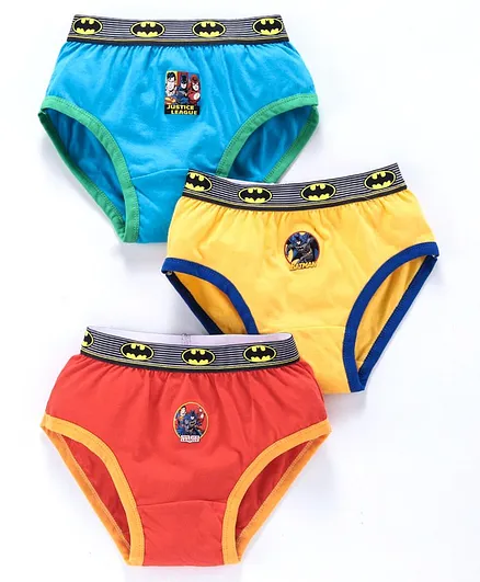 Red Rose Briefs Superman Print Pack Of 3 - Multicolor