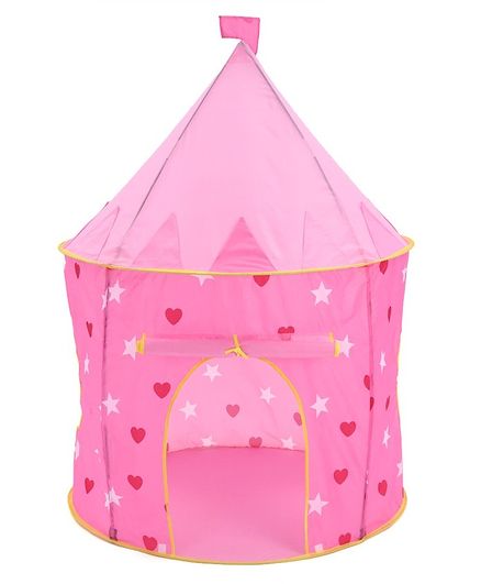 Star Printed Play Tent Pink - Height 128 cm