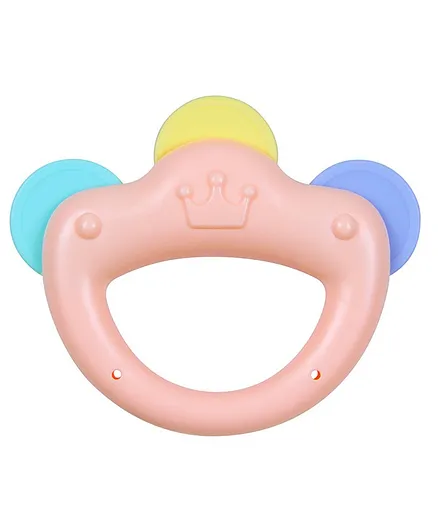 Syga Rattle Teether - Peach