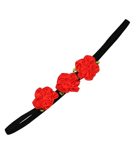 Funkrafts Flower Decorated Headband - Red