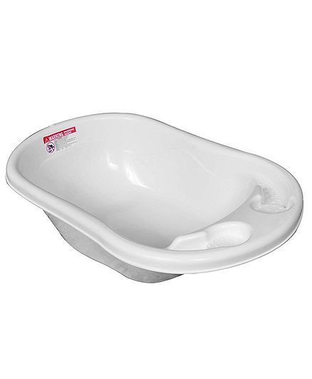 Sunbaby Splash Baby Bathtub With Soap Case - White