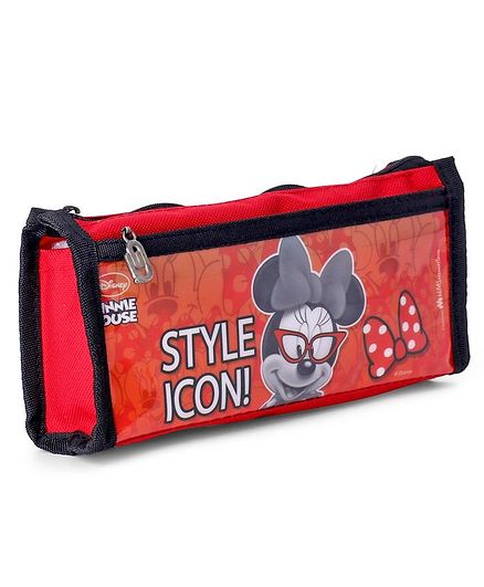 Disney Minnie Mouse Rectangular Pencil Pouch - Red