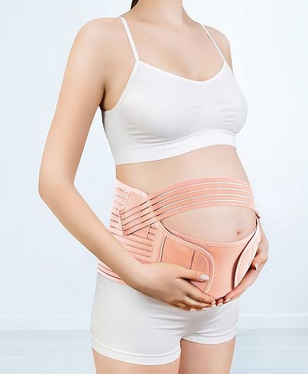 Babyhug XX Large Size Pre & Post Maternity Corset Belt - Pink