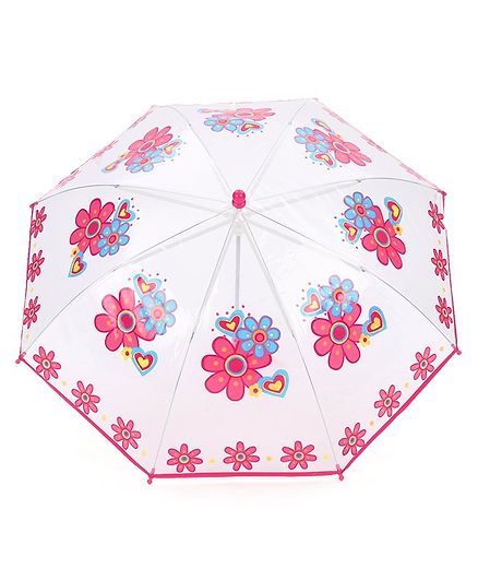 Babyhug Umbrella Floral Print - Pink