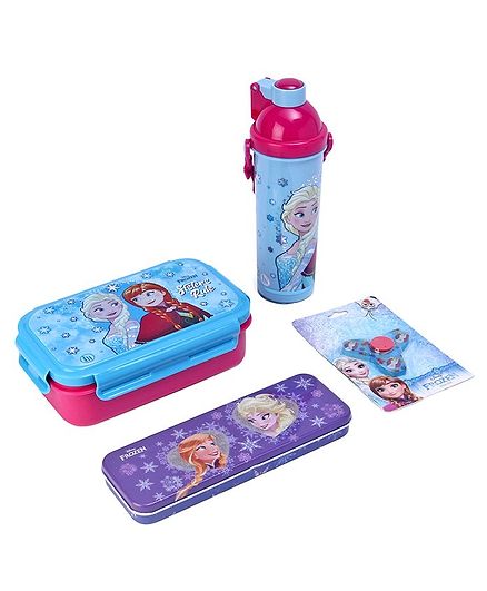 Disney Frozen School Kit Blue Red Purple - Pack Of 4