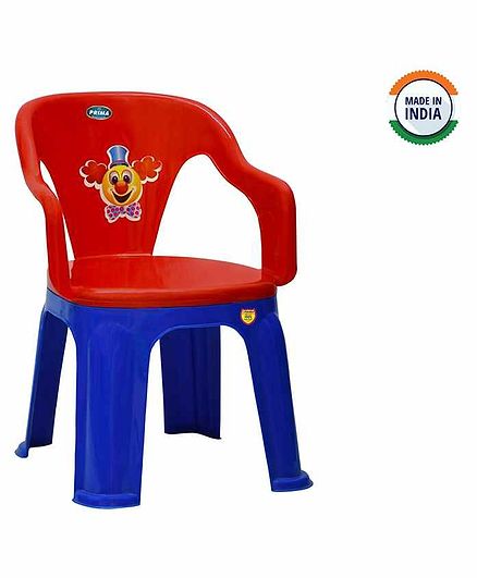 Prima Dual Colour Chair - Red Royal Blue
