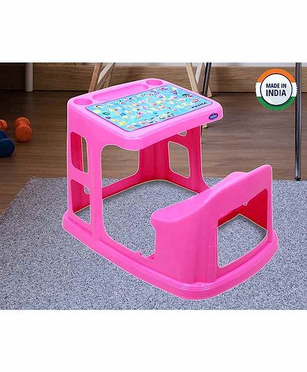 Prima Study Table With Cup Holder - Pink
