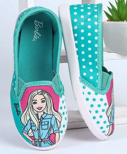 Barbie Casual Shoes With Free Doll (Assorted Doll Design) - Green