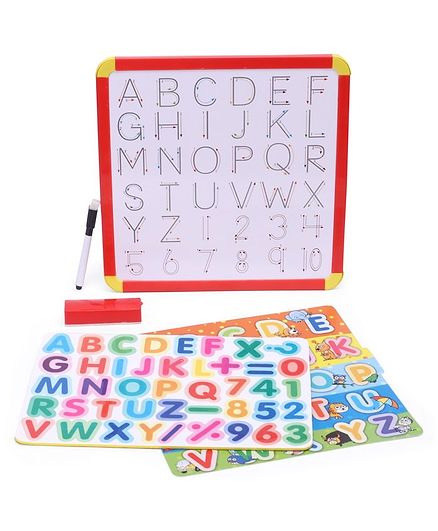 Itoys 4 In 1 Magnetic Slate With Marker - Multicolor