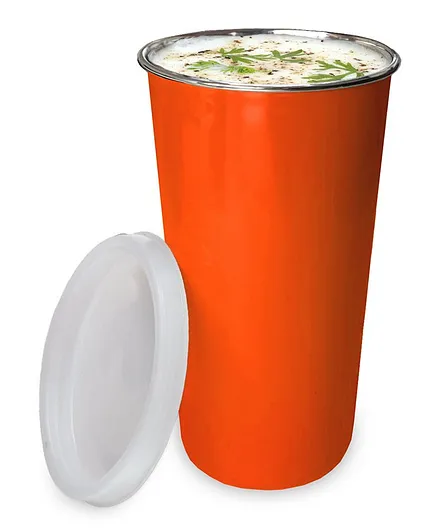 Falcon Stainless Steel Tumbler With Orange - 300 ml