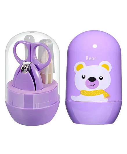 My Newborn Pocket Size Baby Nail Care Grooming Set - Purple